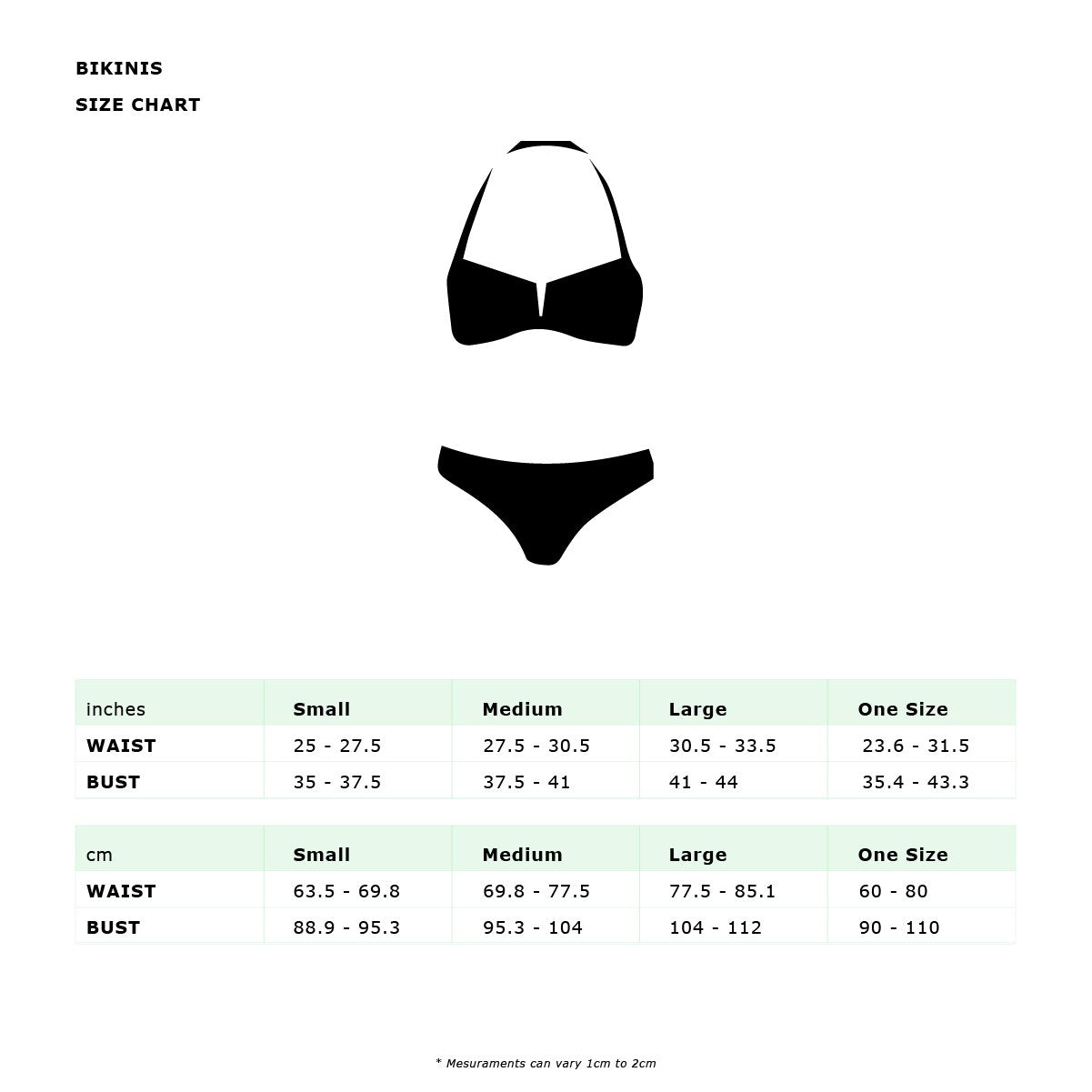Minimal High Waisted Bikini Set