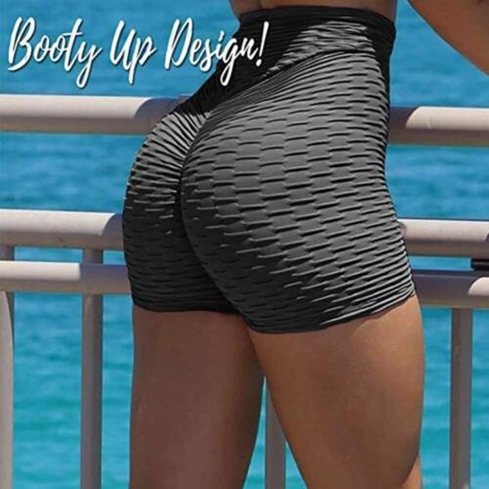 KIWI RATA Women's High Waist Yoga Shorts