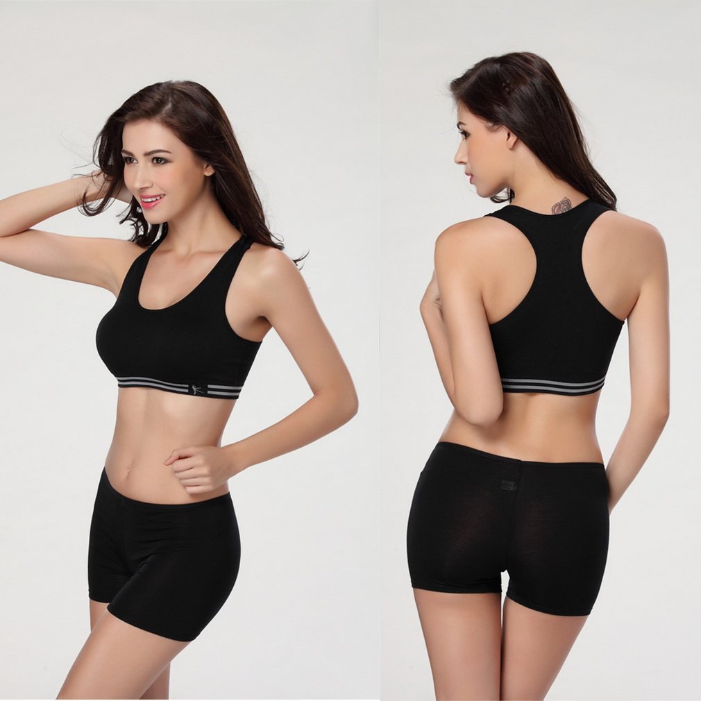 Women's Push Up Sports Wireless Padded Sports Bra
