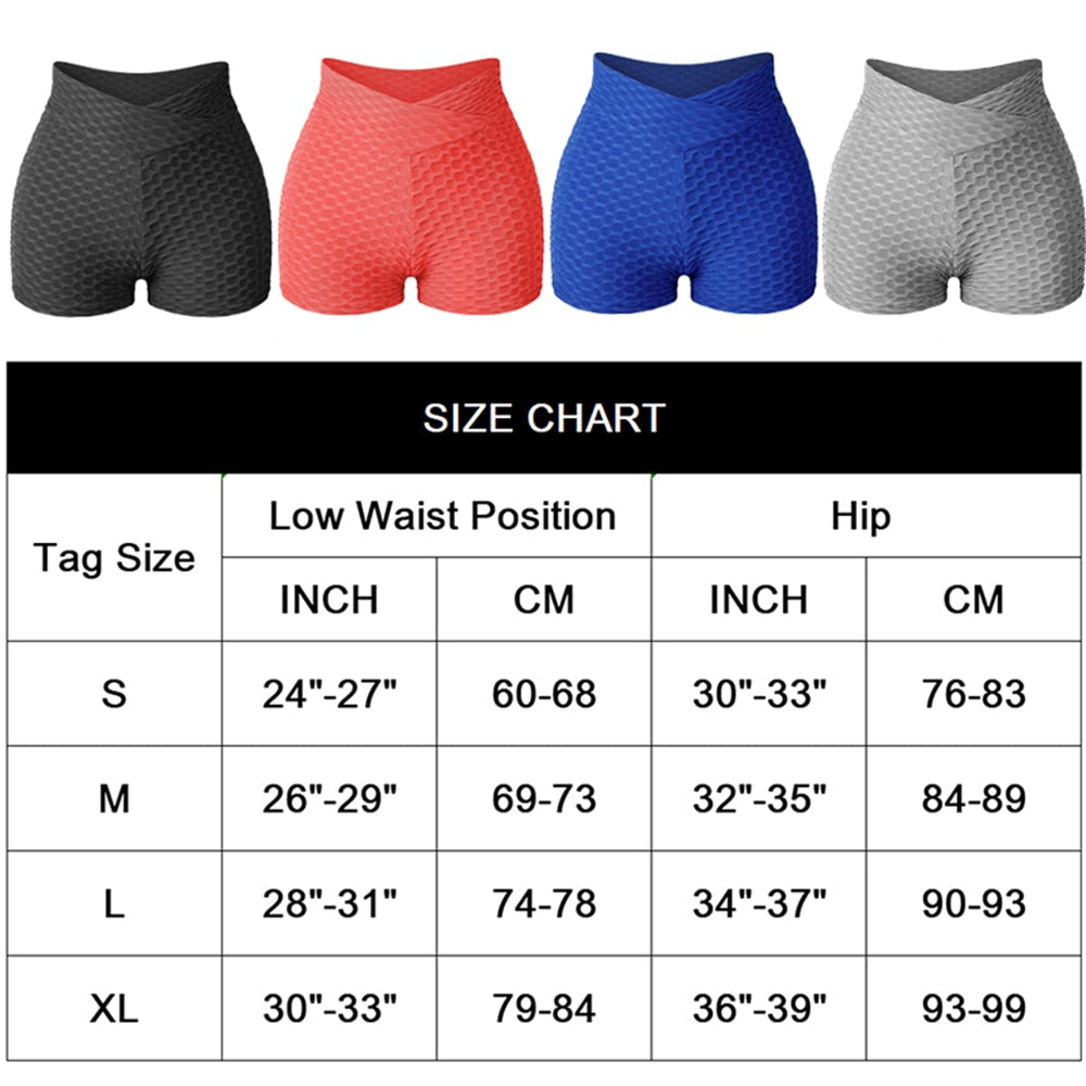 KIWI RATA Women's High Waist Yoga Shorts