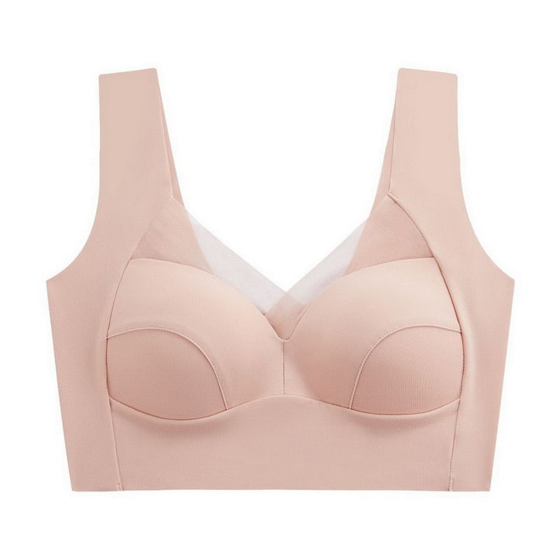 Seamless Shockproof Fitness Sports Bra