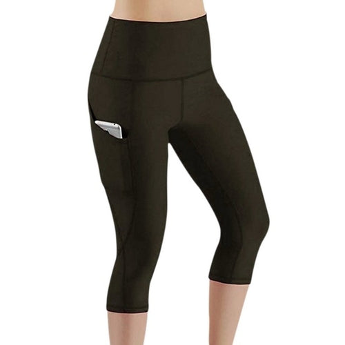 Women's Sports Leggings With Pocket High Waist Push Up Woman Pants