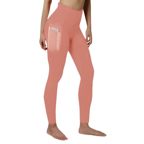 Women's Sports Leggings With Pocket High Waist Push Up Woman Pants