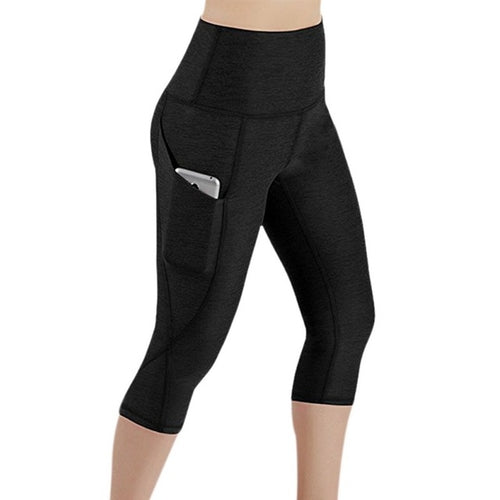 Women's Sports Leggings With Pocket High Waist Push Up Woman Pants