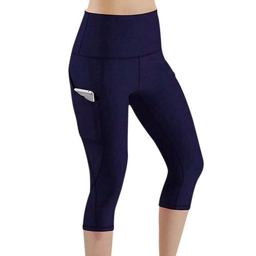 Women's Sports Leggings With Pocket High Waist Push Up Woman Pants