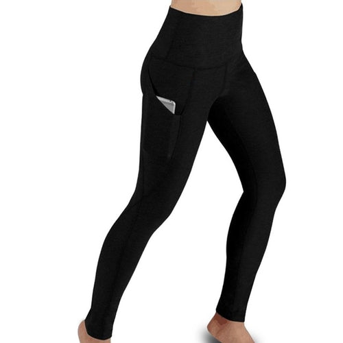 Women's Sports Leggings With Pocket High Waist Push Up Woman Pants