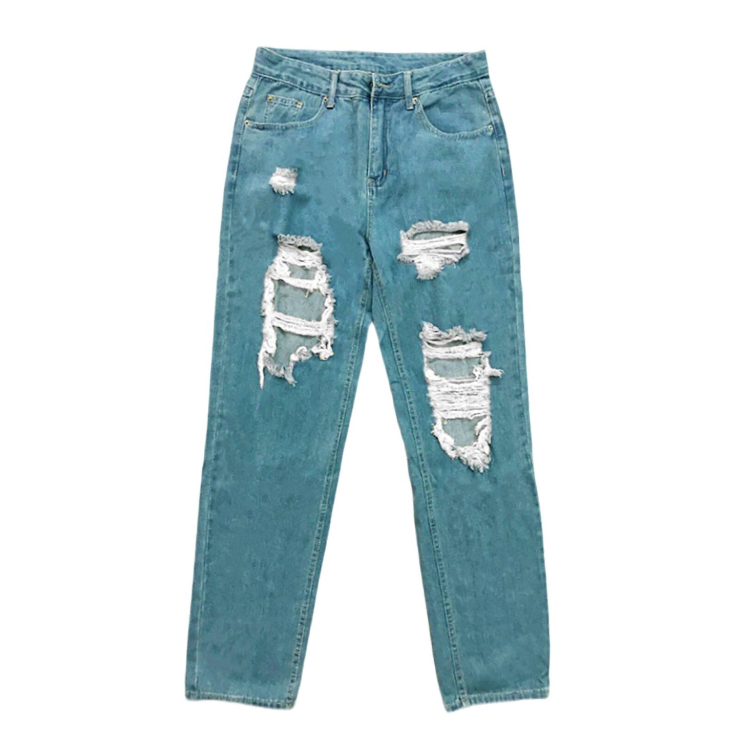 Women's  Hollow Out Ripped Jeans Women