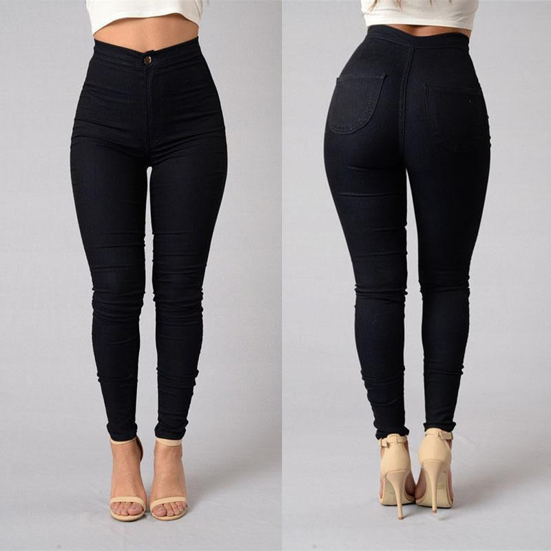 Women's High Waist Skinny Jeans