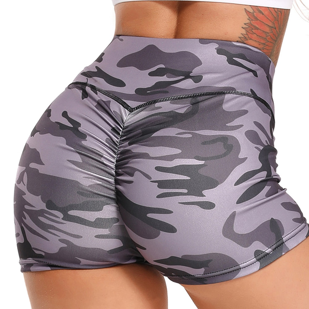 Women's High Waist Gym Workout Shorts