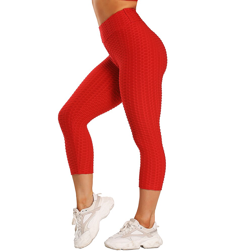 Capri Women's Yoga Pants Leggings with High Waist