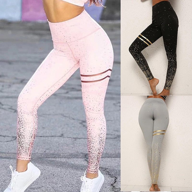 Women Sport Fitness Legging High Waist