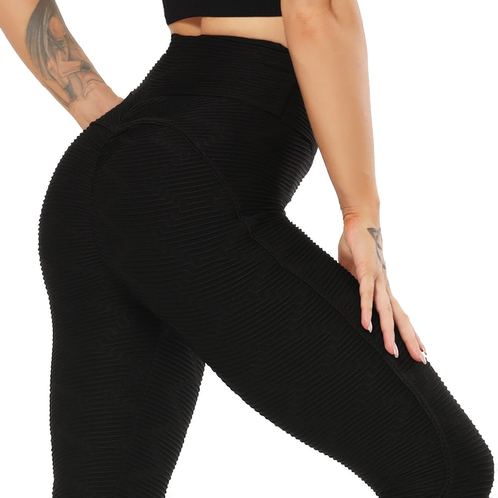 Seamless High Waist Yoga Fitness Pants