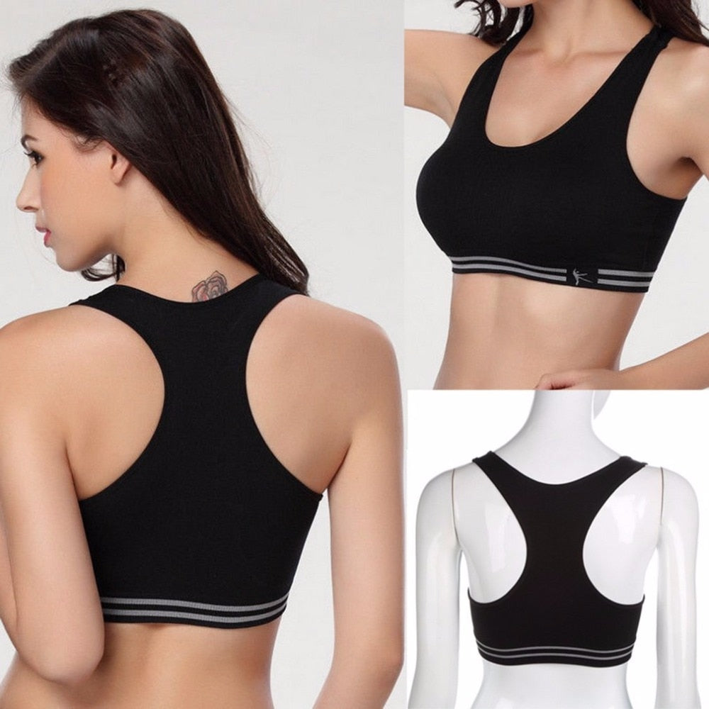 Women's Push Up Sports Wireless Padded Sports Bra