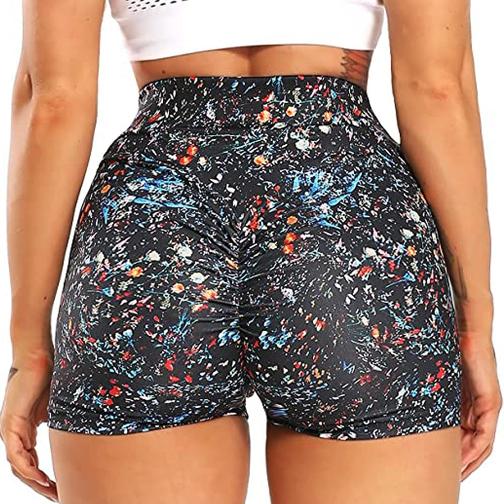 Women's High Waist Gym Workout Shorts