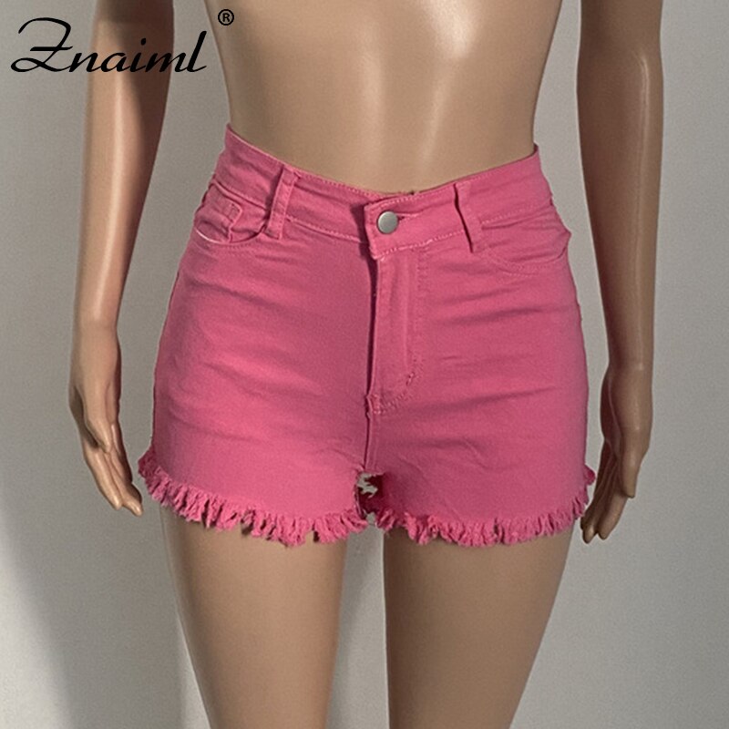 Women's Fashion Ripped Denim Vintage Jeans High Waist Shorts