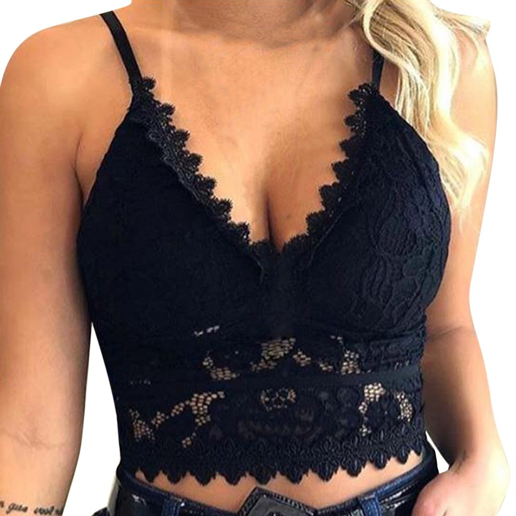 Solid Corset Lace Camisole Tank Top