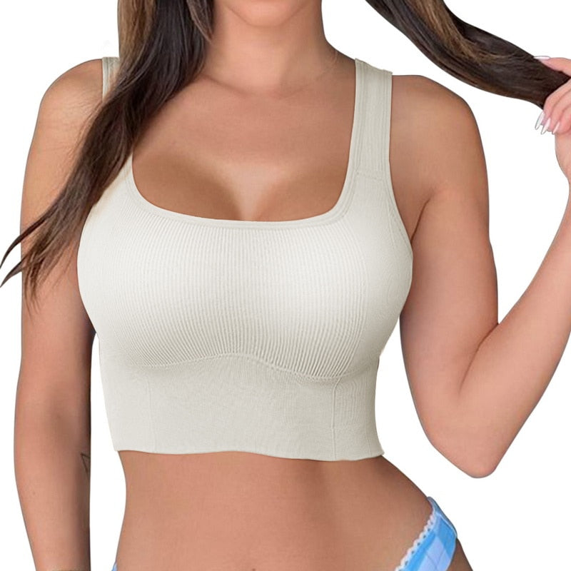 Breathable Workout Yoga Fintess Push up Bra f