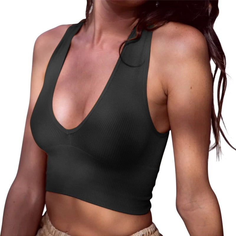 Breathable Cotton Sports Gym Fitness Bra