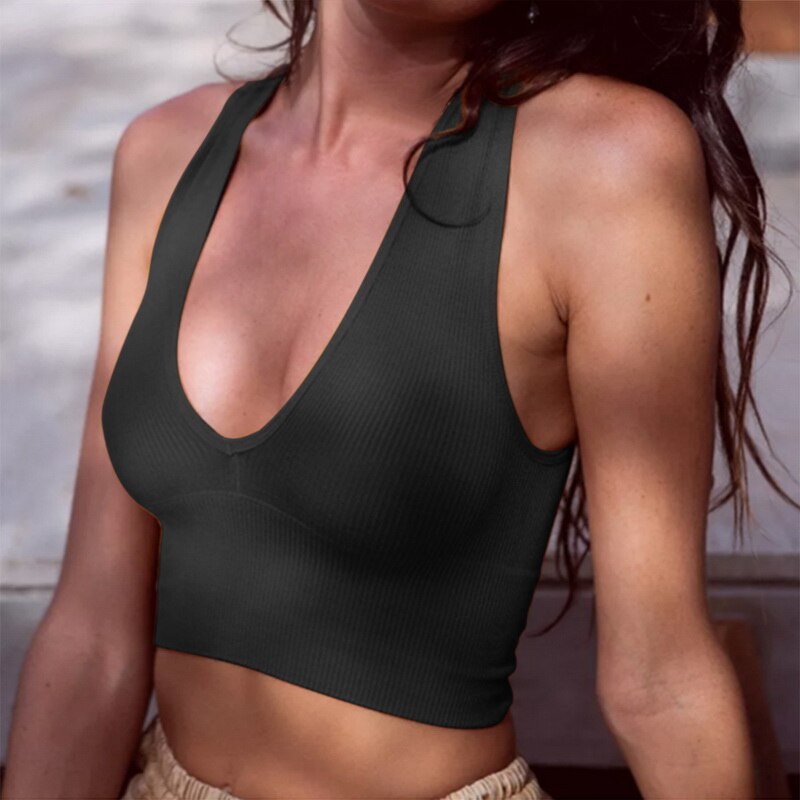 Breathable Cotton Sports Gym Fitness Bra