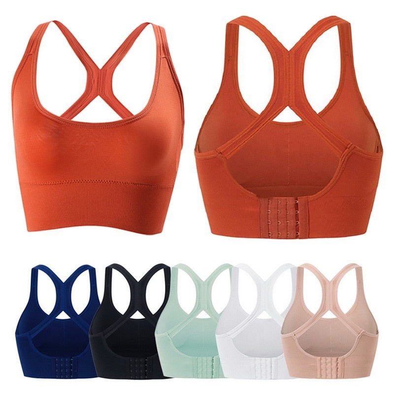 Wireless Sports Vest Bra With Padding