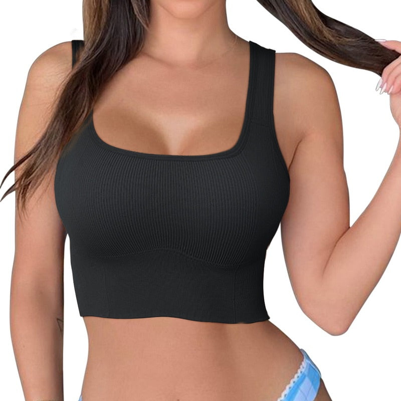 Breathable Workout Yoga Fintess Push up Bra f