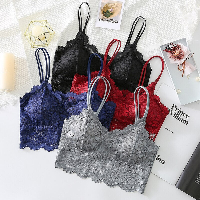 Lace Bralette Tank Top Comfortable